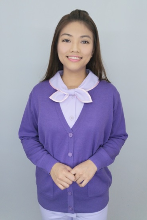 C09068#深紫色針織外套