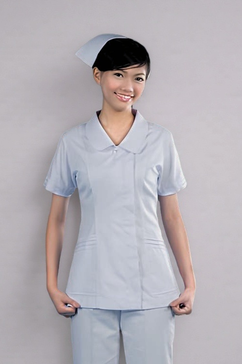 TB30016#白色短袖護師服單上衣  |產品目錄|現貨專區|護師服上衣