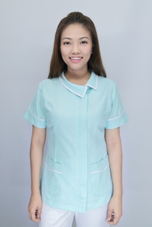 褲裝 /【 B45036b 】粉綠色 短袖護師服  |產品目錄|女護理師服|套裝