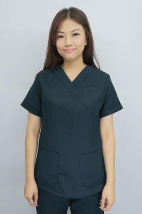褲裝 /【 B61316 】墨綠色 短袖護師服  |產品目錄|女護理師服|套裝