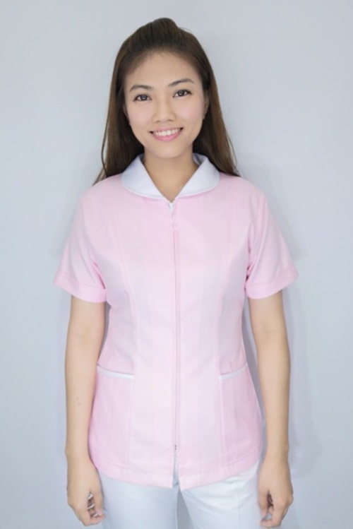 褲裝 /【 B78026c 】粉紅色 短袖護師服  |產品目錄|女護理師服|套裝