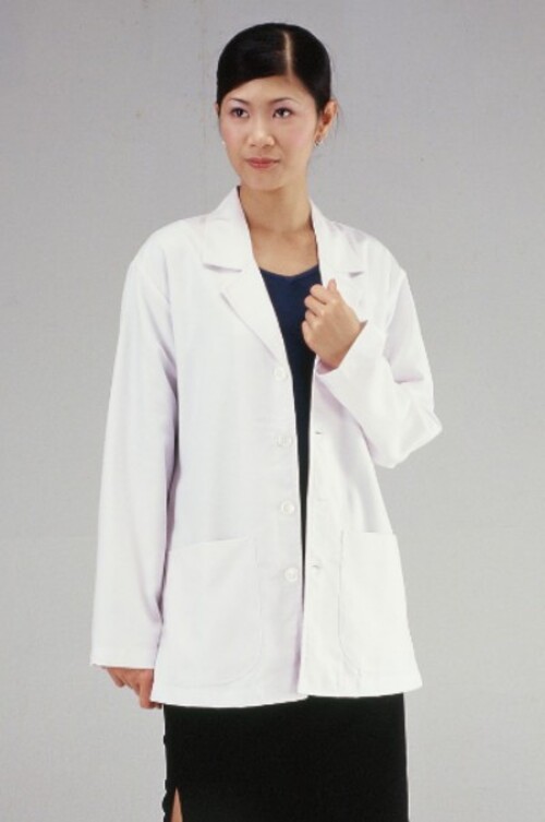 【 C03018f 】厚料 長袖藥師短袍 (SS-XL)  |產品目錄|醫師藥檢服